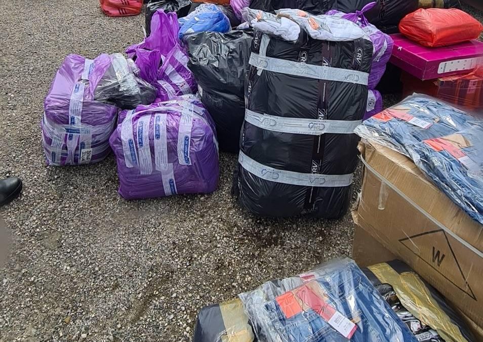Various textile products seized