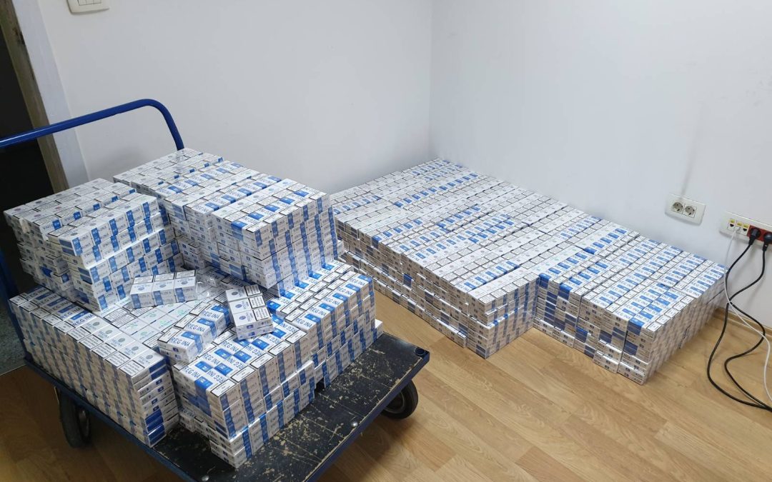 Seized tobacco and textile