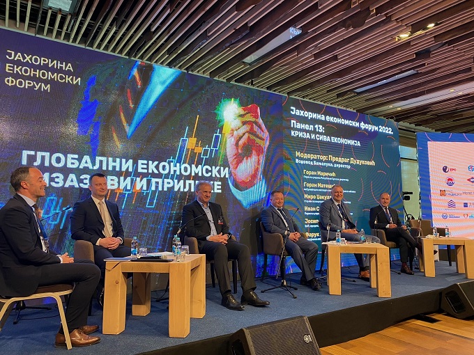 PhD  Miro Džakula at the panel  Crisis and Gray Economy