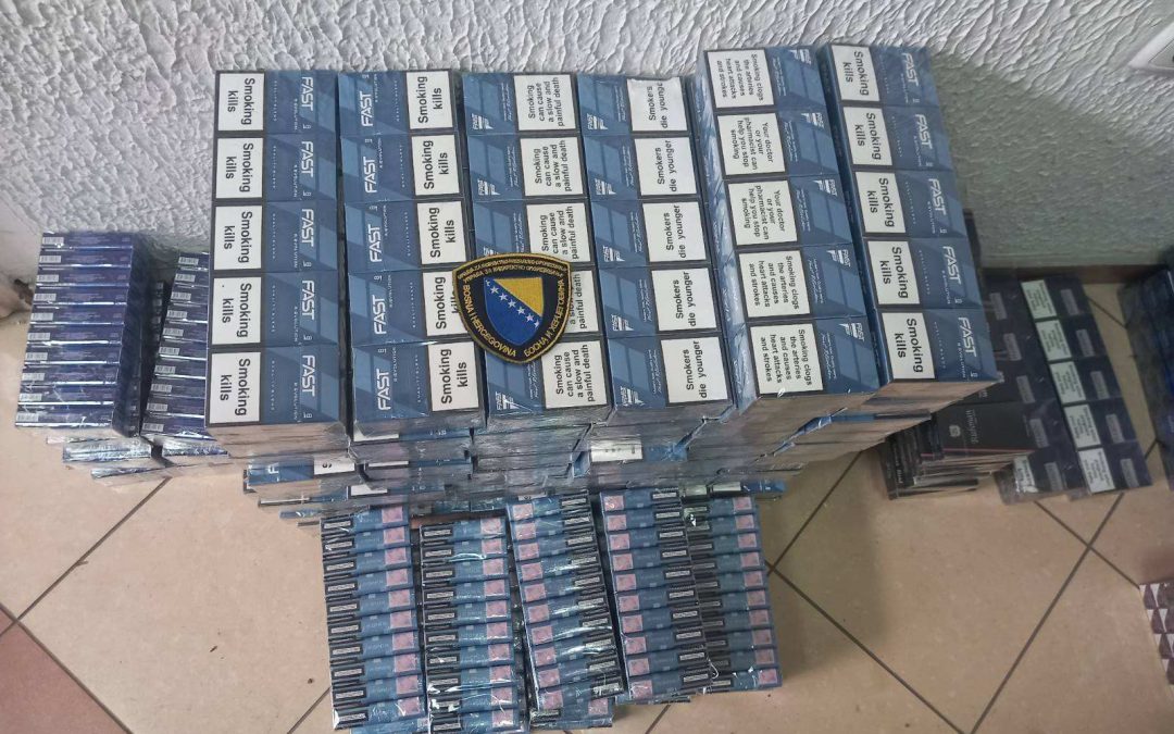 Cigarettes with the stamp of Kosovo were confiscated