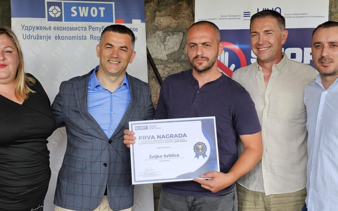 Završen šesti ciklus kampanje „Stop švercu“ – Nagrađeni najbolji medijski radovi o borbi protiv crnog tržišta duvana