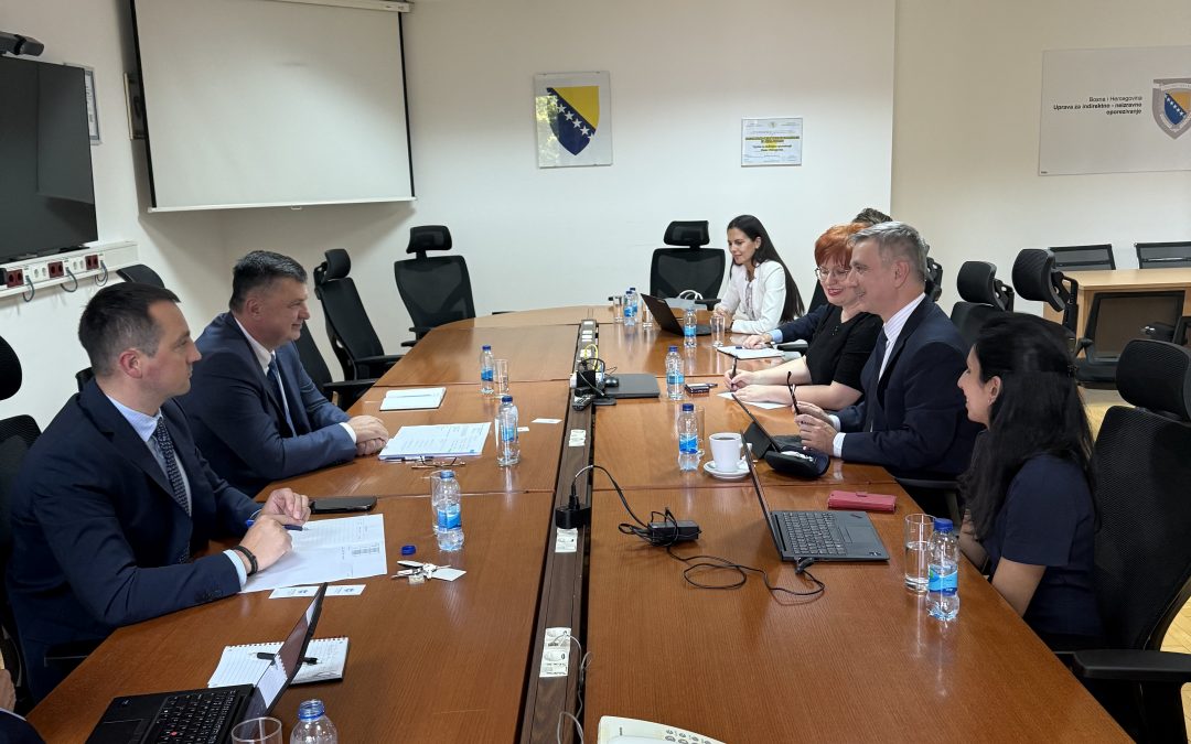 Predstavnici  MMF-a u posjeti Upravi za neizravno oporezivanje